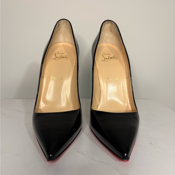 Christian Louboutin So Kate Black Patent Heels with Red Soles - Picture 2 of 7